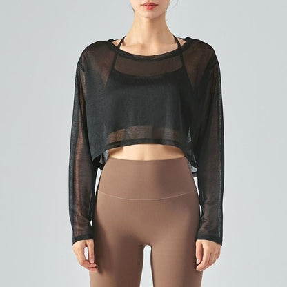 Long sleeved cropped