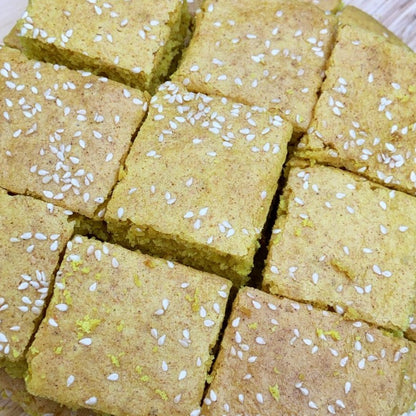 Turmeric Anis Cake (Sfouf)