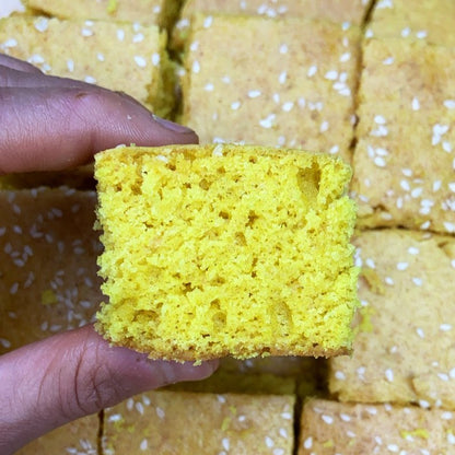 Turmeric Anis Cake (Sfouf)